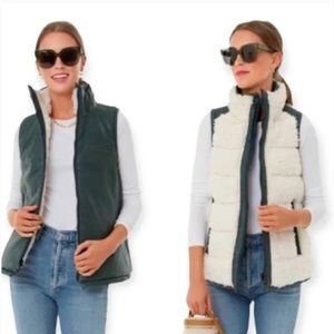Tuckernuck Shearling and Leather Beckham Vest NWT